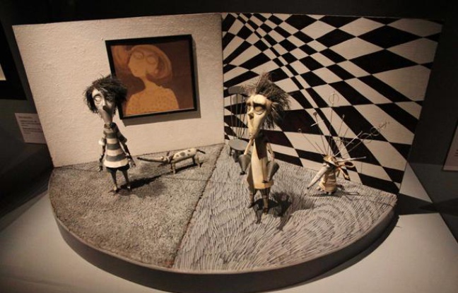Une des oeuvres réalisées par Tim Burton et exposées à la Cinémathèque française du 7 mars au 5 août 2012. Une des oeuvres réalisées par Tim Burton et exposées à la Cinémathèque française du 7 mars au 5 août 2012.