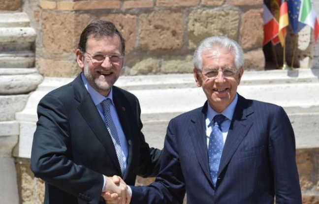 Le mini-sommet entre les dirigeants des quatre principales économies de la zone euro, consacré à la crise de la dette et destiné à préparer le sommet européen crucial des 28 et 29 juin, a démarré vendredi à Rome à 12H15 GMT, a constaté l'AFP. Le mini-sommet entre les dirigeants des quatre principales économies de la zone euro, consacré à la crise de la dette et destiné à préparer le sommet européen crucial des 28 et 29 juin, a démarré vendredi à Rome à 12H15 GMT, a constaté l'AFP.