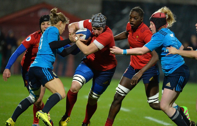 La deuxième ligne du XV de France Audrey Forlani a inscrit deux essais contre l'Italie lors du premier match du Tournoi des VI Nations, le 6 février 2016 à Bourg-en-Bresse. La deuxième ligne du XV de France Audrey Forlani a inscrit deux essais contre l'Italie lors du premier match du Tournoi des VI Nations, le 6 février 2016 à Bourg-en-Bresse.