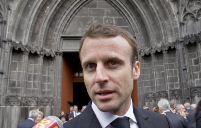 Le ministre de l'Economie, Emmanuel Macron, le 5 mai 2015 à Clermont-Ferrand Le ministre de l'Economie, Emmanuel Macron, le 5 mai 2015 à Clermont-Ferrand