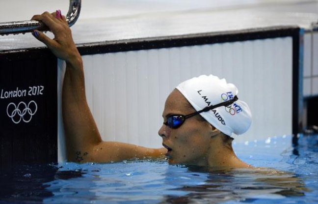 La nageuse française Laure Manaudou, aux Jeux olympiques de Londres, le 29 juillet 2012. La nageuse française Laure Manaudou, aux Jeux olympiques de Londres, le 29 juillet 2012.