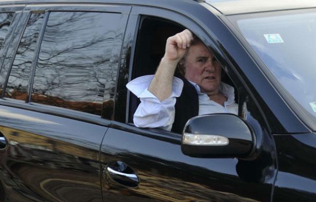 Gérard Depardieu près de Pilsen, République tchèque, le 6 mars 2012. Gérard Depardieu près de Pilsen, République tchèque, le 6 mars 2012.