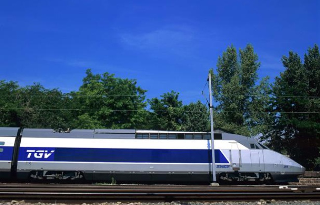 Illustration: Un TGV. Illustration: Un TGV.