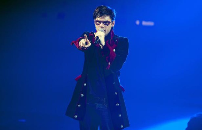 Le rappeur Orelsan sur scène lors des Victoires de la Musique 2012. Le rappeur Orelsan sur scène lors des Victoires de la Musique 2012.