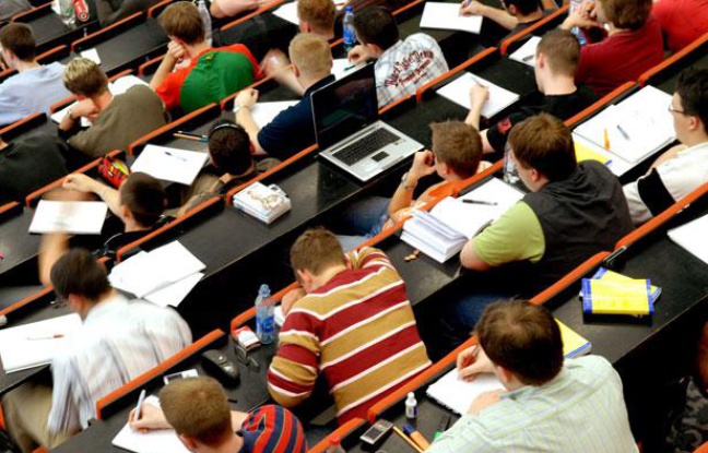 Etudiants, illustration. Etudiants, illustration.