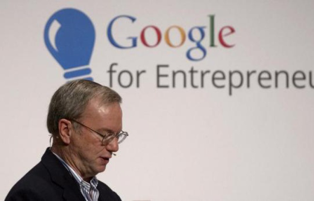 Le patron de Google, Eric Schmidt, le 10 octobre 2014, à Madrid Le patron de Google, Eric Schmidt, le 10 octobre 2014, à Madrid