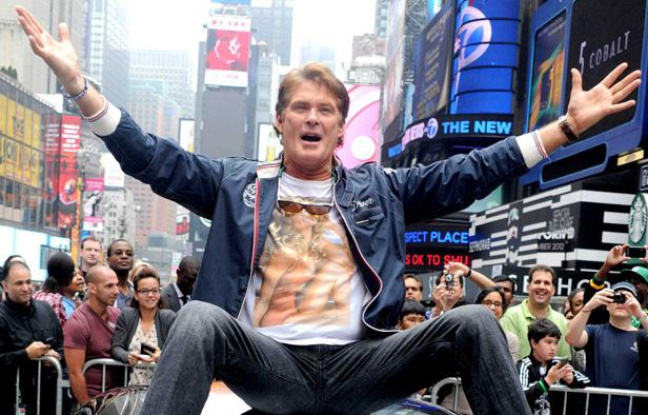 David Hasselhoff alors du rallye Gumball 3000 à New York le 25 mai 2012. David Hasselhoff alors du rallye Gumball 3000 à New York le 25 mai 2012.