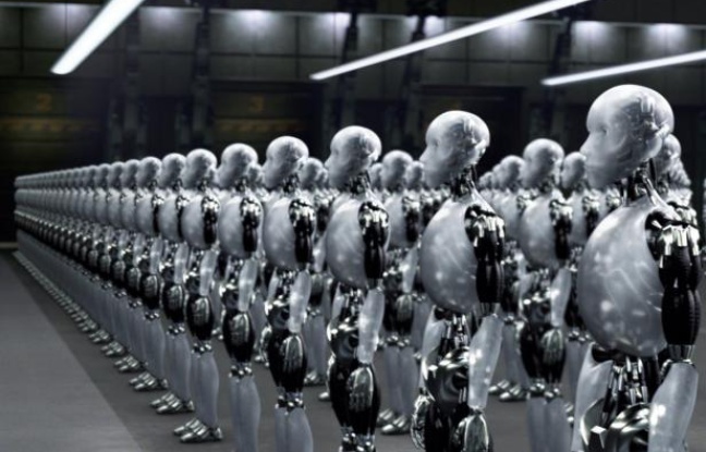 Des robots du film «I, Robot». Des robots du film «I, Robot».