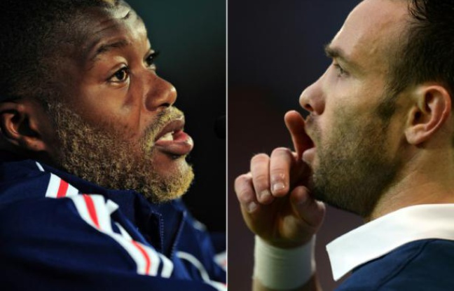 Montage photos, le 13 octobre 2015, des footballeurs Djibril Cissé (g) et de Mathieu Valbuena Montage photos, le 13 octobre 2015, des footballeurs Djibril Cissé (g) et de Mathieu Valbuena
