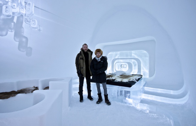 La suite confort de l'IceHotelJukkasjärvi en Suède, réalisés par Luc Voisin et Mathieu Brison, deux architectes lyonnais. La suite confort de l'IceHotelJukkasjärvi en Suède, réalisés par Luc Voisin et Mathieu Brison, deux architectes lyonnais.