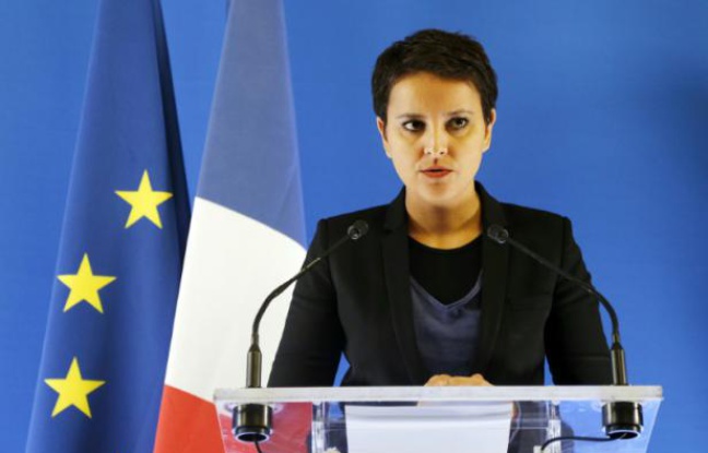 La ministre de l'Education, Najat Vallaud-Belkacem, à Paris le 19 février 2016 La ministre de l'Education, Najat Vallaud-Belkacem, à Paris le 19 février 2016