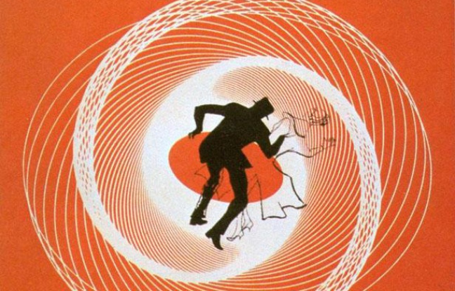 L'affiche de «Vertigo» («Sueurs froides») d'Alfred Hitchcock. L'affiche de «Vertigo» («Sueurs froides») d'Alfred Hitchcock.