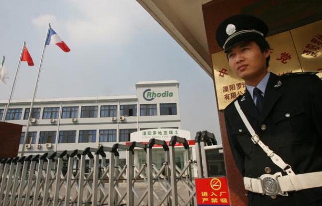Un site du géant français de la chimie Rhodia, à Liyang, en Chine. Un site du géant français de la chimie Rhodia, à Liyang, en Chine.