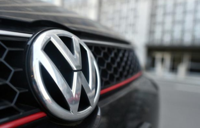 Un véhicule Volkswagen, le 24 mars 2016 à San Francisco Un véhicule Volkswagen, le 24 mars 2016 à San Francisco