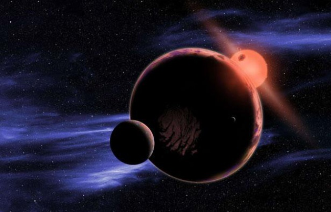 Une illustration de naine rouge Une illustration de naine rouge