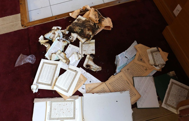 Une salle de prière musulmane a été saccagée à Ajaccio, le 25 décembre 2015. Une salle de prière musulmane a été saccagée à Ajaccio, le 25 décembre 2015.