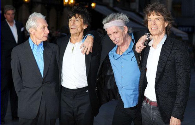 Les Rolling Stones à Londres, le 18 octobre 2012. Les Rolling Stones à Londres, le 18 octobre 2012.