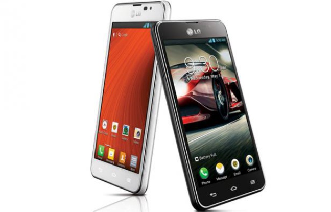 Le téléphone LG Optimus F5, présenté au Mobile World Congress. Le téléphone LG Optimus F5, présenté au Mobile World Congress.
