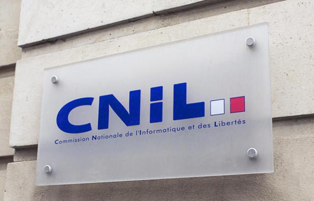 Le logo de la Cnil à Paris. Le logo de la Cnil à Paris.