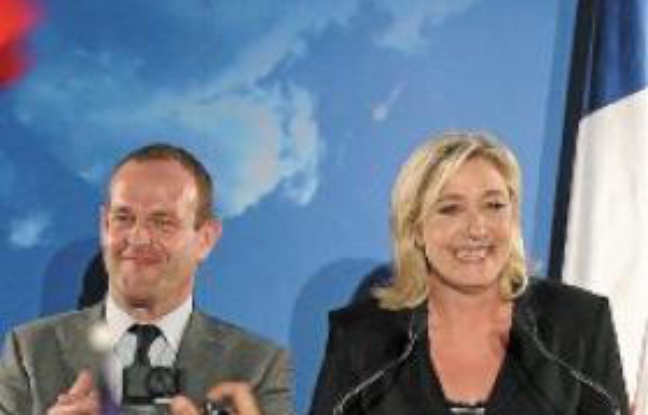 Steeve Briois et Marine Le Pen. Steeve Briois et Marine Le Pen.