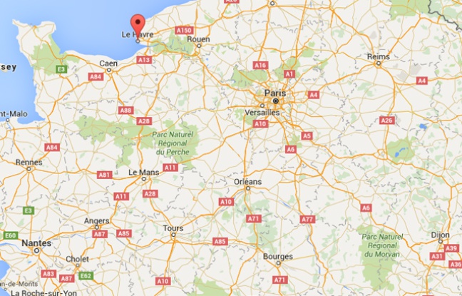 Le Havre. Capture Google maps Le Havre. Capture Google maps