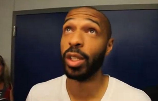 Capture d'écran Thierry Henry après un match à New-York. Capture d'écran Thierry Henry après un match à New-York.