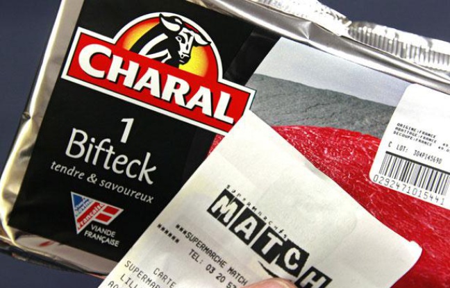 Un bifeck Charal acheté au supermarché Match de Lille, le 5 novembre 2012. Un bifeck Charal acheté au supermarché Match de Lille, le 5 novembre 2012.