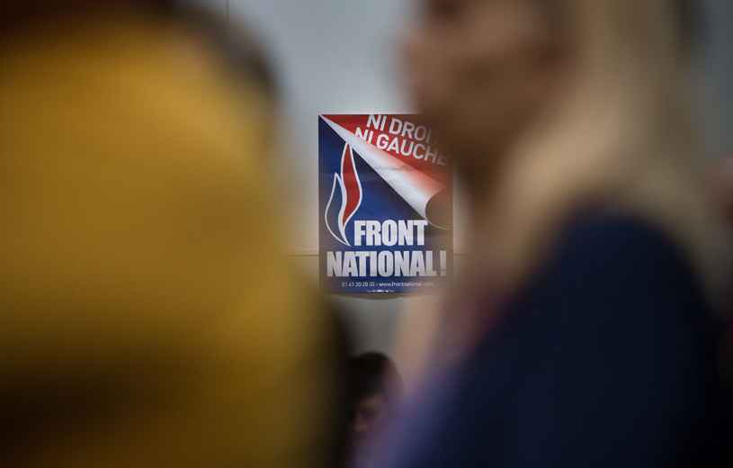 Illustration d' une affiche du Front national