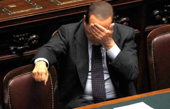 Le Premier ministre italien Silvio Berlusconi au Parlement, Rome, le 29 septembre 2010. Le Premier ministre italien Silvio Berlusconi au Parlement, Rome, le 29 septembre 2010.