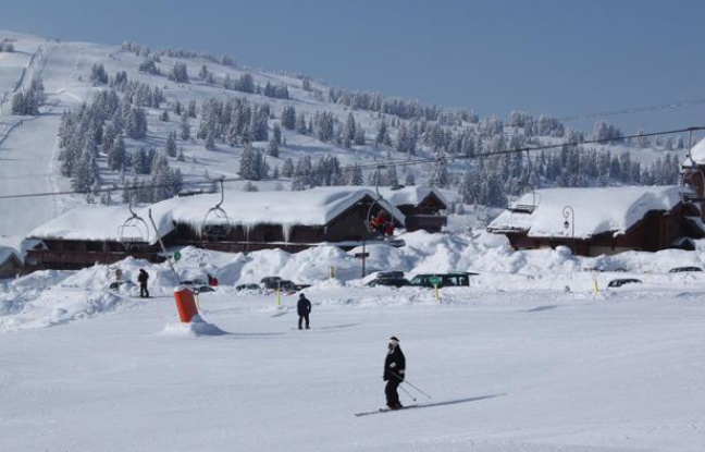 La station des Saisies, en Savoie La station des Saisies, en Savoie