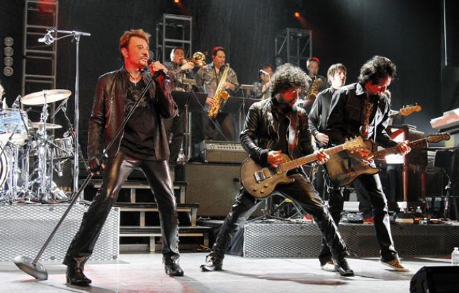 Hallyday à l'Orpheum Theatre de Los Angeles, le 24 avril 2012. Hallyday à l'Orpheum Theatre de Los Angeles, le 24 avril 2012.