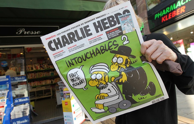 Un numéro de Charlie Hebdo datant de septembre 2012. Un numéro de Charlie Hebdo datant de septembre 2012.