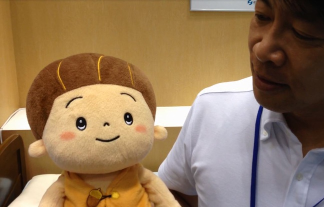 Kabochan, un robot avec qui les personnes âgées peuvent interagir. Kabochan, un robot avec qui les personnes âgées peuvent interagir.