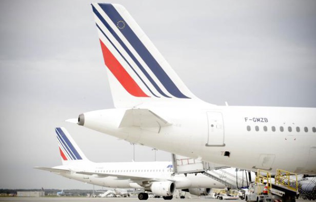 Illustration: Queues d'avions Air France à l'aéroport Toulouse-Blagnac. Illustration: Queues d'avions Air France à l'aéroport Toulouse-Blagnac.