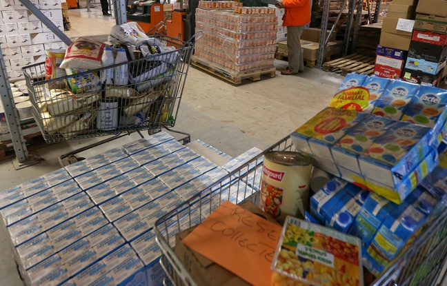 Strasbourg le 26 11 2013. La banque alimentaire et ses bénévoles se préparent pour la grande collecte annuelle. Strasbourg le 26 11 2013. La banque alimentaire et ses bénévoles se préparent pour la grande collecte annuelle.