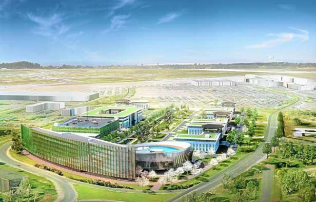 Le projet tertiaire de l'aéroport de Bordeaux comprend un hôte de luxe, un palais des Congrès et cinq immeubles de bureaux. Le projet tertiaire de l'aéroport de Bordeaux comprend un hôte de luxe, un palais des Congrès et cinq immeubles de bureaux.