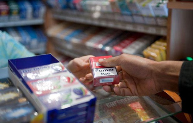 Illustration vente de cigarettes, tabac. Illustration vente de cigarettes, tabac.