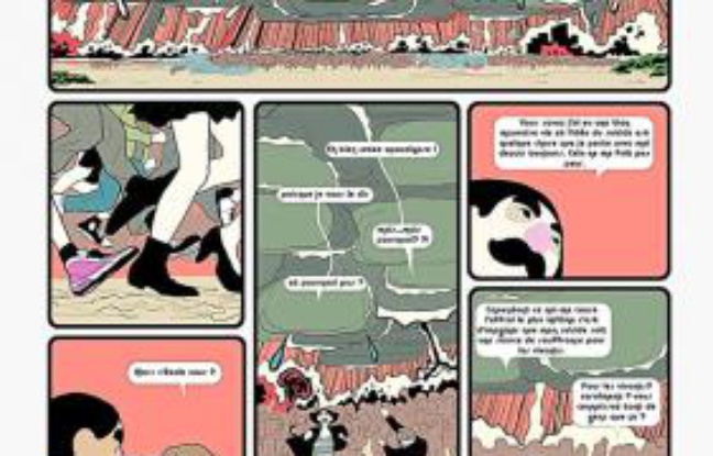 Extrait du Suicidaire Altruiste qui a valu à Jérémie Moreau d’être lauréat du concours Jeunes talents de la 39e édition du festival d’Angoulême. Extrait du Suicidaire Altruiste qui a valu à Jérémie Moreau d’être lauréat du concours Jeunes talents de la 39e édition du festival d’Angoulême.