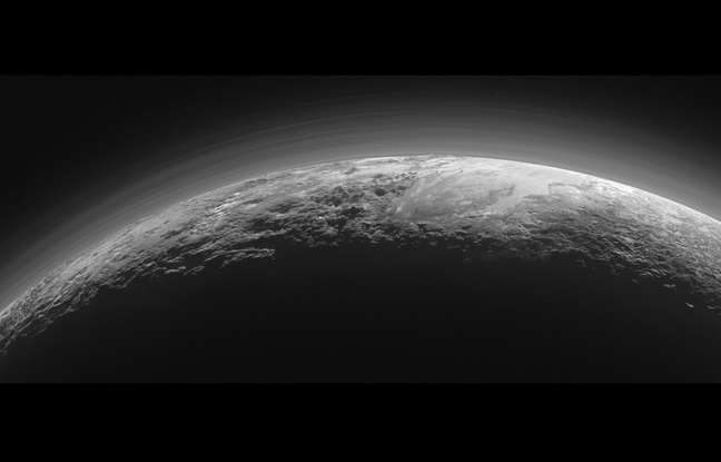 Image de Pluton capturée par la sonde New Horizons. Image de Pluton capturée par la sonde New Horizons.