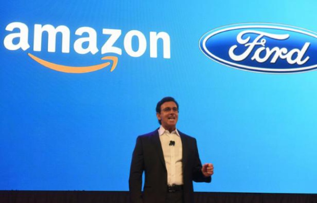 Le patron de Ford, Mark Fields, à Las Vegas le 5 janvier 2016 Le patron de Ford, Mark Fields, à Las Vegas le 5 janvier 2016