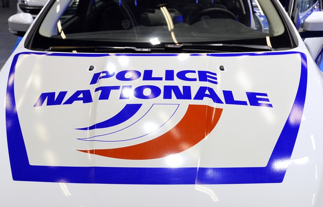 Illustration d'une voiture de police. Illustration d'une voiture de police.