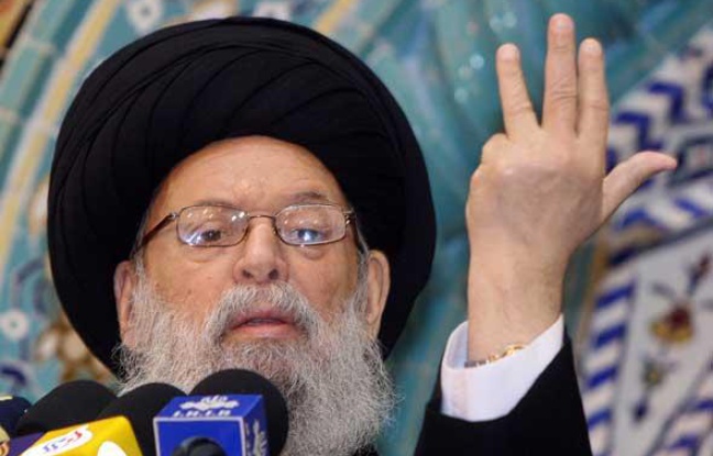 Le grand ayatollah chiite Mohammad Hussein Fadlallah le 20 décembre 2007 à Beyrouth, au Liban. Le grand ayatollah chiite Mohammad Hussein Fadlallah le 20 décembre 2007 à Beyrouth, au Liban.
