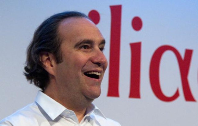 Xavier Niel avant la conférence de presse de présentation des résultats annuels d’Iliad, le 8 mars 2012 à Paris. Xavier Niel avant la conférence de presse de présentation des résultats annuels d’Iliad, le 8 mars 2012 à Paris.