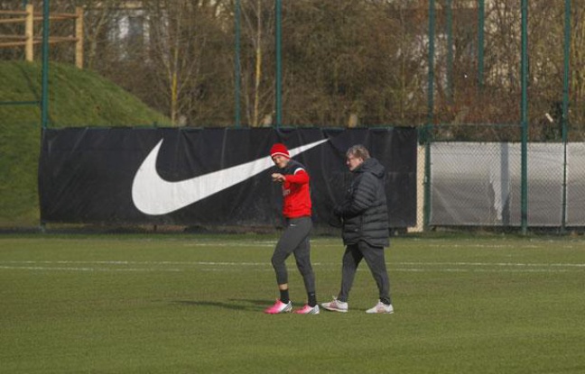 David Beckham lors de premier entraînement avec le PSG, le 13 janvier 2013 David Beckham lors de premier entraînement avec le PSG, le 13 janvier 2013