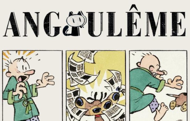 Détail de l'affiche du festival de la BD d'Angoulême 2015 Détail de l'affiche du festival de la BD d'Angoulême 2015