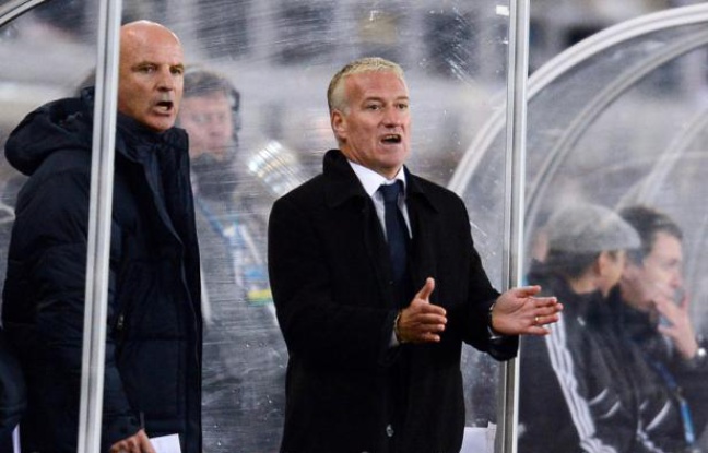 Didier Deschamps, lors de la victoire 1-0 de l'équipe de France contre la Finlande, le 9 septembre, à Helsinki. Didier Deschamps, lors de la victoire 1-0 de l'équipe de France contre la Finlande, le 9 septembre, à Helsinki.