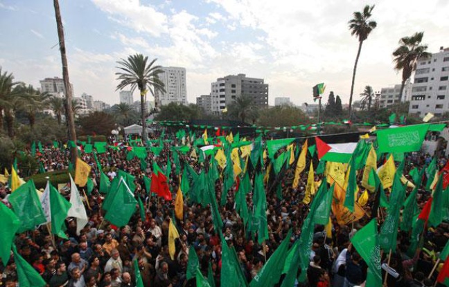 Des Palestiniens fêtent leur «victoire» sur Israël à Gaza, le 22 novembre 2012. Des Palestiniens fêtent leur «victoire» sur Israël à Gaza, le 22 novembre 2012.