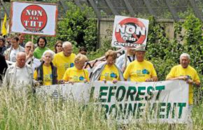 Une manifestation préventive. Une manifestation préventive.
