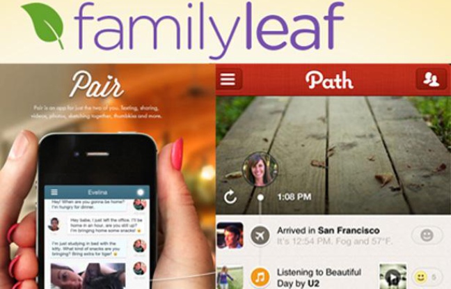 Les réseaux sociaux Pair, Path et Family Leaf, réservés aux proches. Les réseaux sociaux Pair, Path et Family Leaf, réservés aux proches.