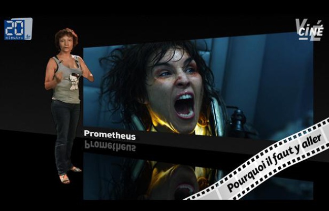Caroline Vié décrypte Prometheus de Ridley Scott. Caroline Vié décrypte Prometheus de Ridley Scott.